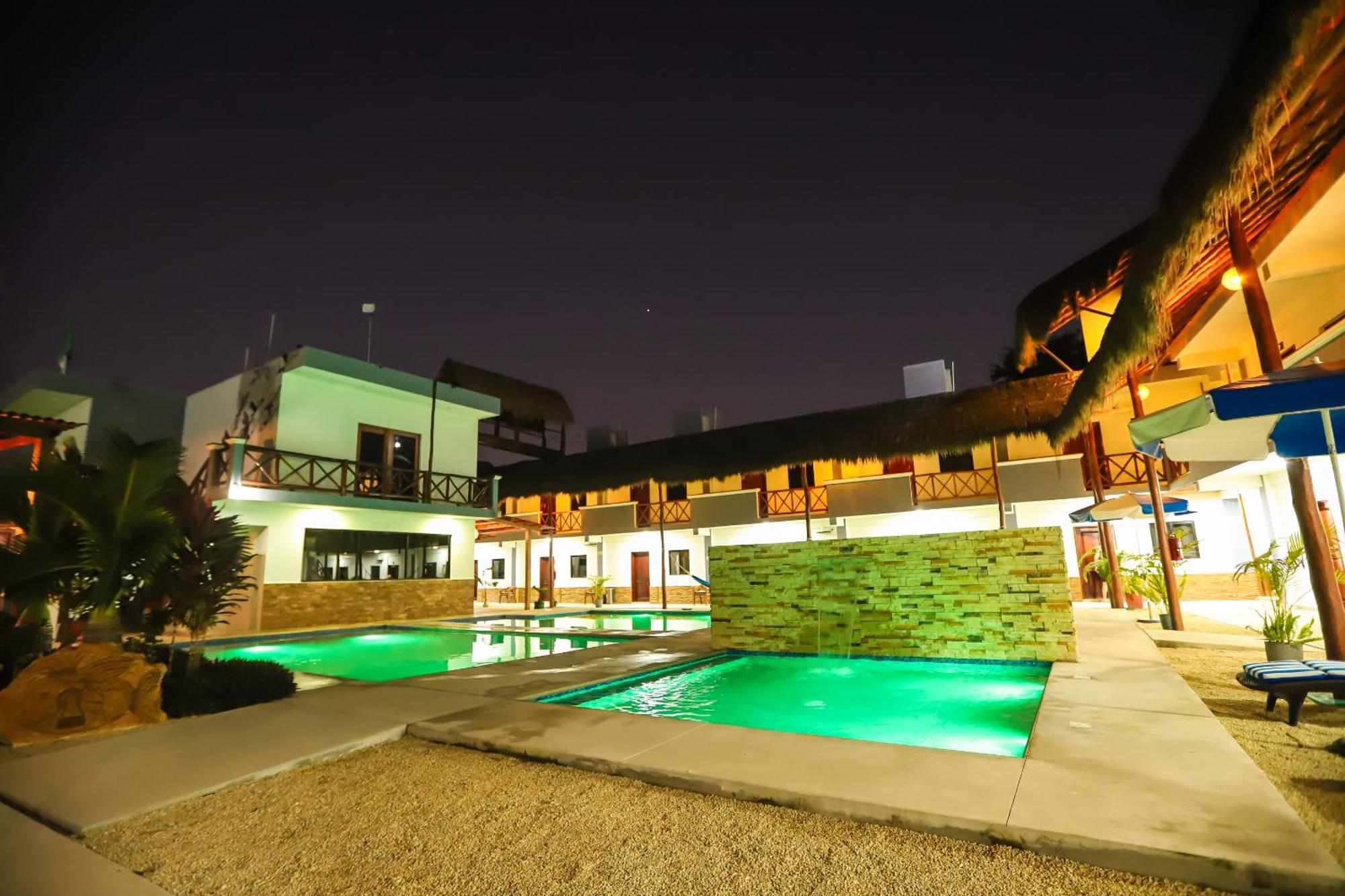 Hotel Pejelagarto Bacalar Exterior foto