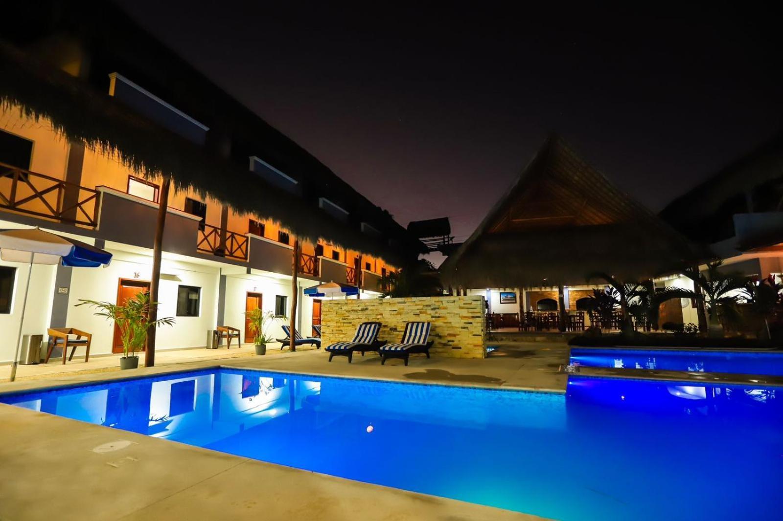 Hotel Pejelagarto Bacalar Exterior foto